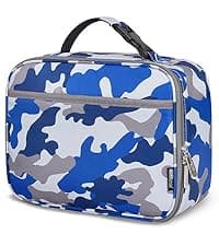 HOMESPON Insulated Lunch Bag for Women Men Adults Lunch Tote with Front Pocket Lunch Box Container Cooler Bag for Work Picnic (Black)