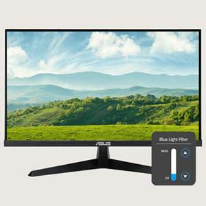 ASUS 27” 4K Eye Care Monitor (VY27UQ) - UHD (3840 x 2160), IPS, HDR10, Adaptive Sync, Eye Care Plus, Display Port, HDMI, Speaker, DisplayWidget, Blue Light Filter, Flicker Free, 3yr Warranty