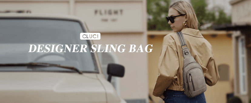 CLUCI Crossbody Bags for Women Men,Leather Sling Bag Cross Body Backpack for Woman Gifts for Women Birthday Unique