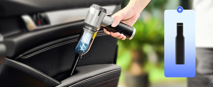 Mini Car Vacuum with Brushless Motor,Air Duster Blower,Rechargeable Foldable Vacuum Cleaner,for Home, Office Pet,Gifts Saker Handheld Car Vacuum Portable Cordless17000Pa HL132 Black B0D8PQHYV3