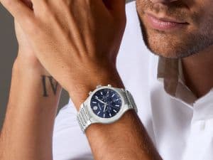 Movado SE Men's Sport Watch - Swiss Quartz Chronograph Movement, Stainless Steel Link Bracelet - 5 ATM Water Resistance - Luxury Fashion Timepiece for Him - 42mm