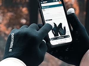 DRYMILE HYLA Waterproof Dexterity Gloves – All-Weather Wool Blend Gloves for Men & Women – Touchscreen & Non-Slip Grip – Hiking, Cycling, Fishing, Hunting & Work.
