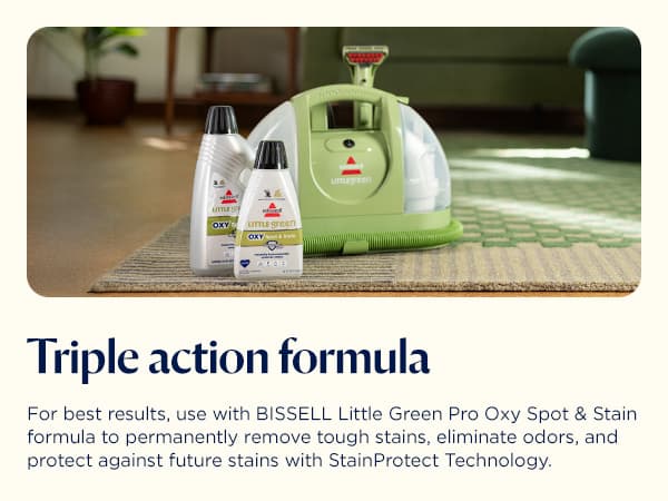 BISSELL Little Green Multi-Purpose Portable Carpet and Upholstery Cleaner, Car and Auto Detailer, with Exclusive Specialty Tools, Green, 1400B