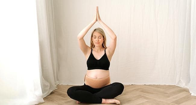 Soft, Breathable, Maternity Belly Support Band, Easy Adjustable Maternity Belt for Back, Pelvic Support, Comfortable KeaBabies Pregnancy Belly Bands for Pregnant Women,1pk (Classic Ivory, M/L) B07Z4W4KZB