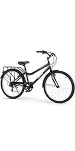 WEIZE Mountain Bike, 26/27.5 inch Outdoor Cycling Bike,18-Speed/High-Carbon Steel/Dual Full Suspension, Adjustable Ergonomic Seat for Men Women Adult, MTB Bicycle with Suspension Fork,Sleek Colors