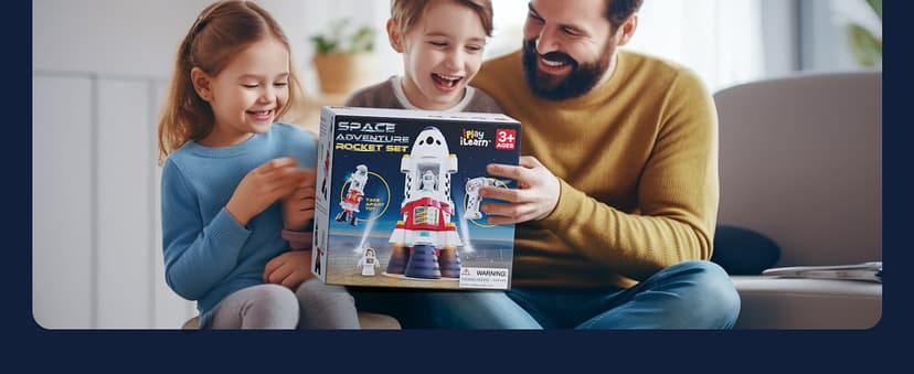 Spaceship Building Playset w/Electric Drill, 2 Astronauts, Educational Learning Science Kit Birthday Gift for Age 3 4 5 6 7 8 iPlay, iLearn Rocket Space Toy 3 4 5 Year Old Boys Kids Girls, Toddler STEM B0BYYV9185