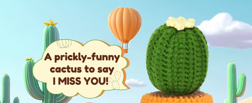 Funny Retirement Gift for Woman Men, Coworker Farewell Leaving Going Away Goodbye Gift for Women Coworker Boss Friend Teacher, Moving Away Off to College, Crochet Abandonment Cactus Decroration Card