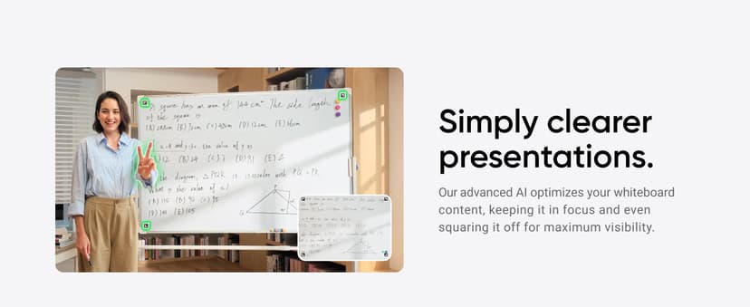 Insta360 Link 2 - PTZ 4K Webcam for PC/Mac, 1/2" Sensor, AI Tracking, HDR, AI Noise-Canceling Mic, Gesture Control for Streaming, Video Calls, Gaming, Works with Zoom, Teams, Twitch & More