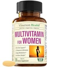 Vimerson Health Multivitamin for Men – Methylated Mens Multivitamins & Multiminerals Capsules with Vitamin B12, A, D, C, Zinc, Magnesium & More for Complete Daily Support – High Potency Bioavailable Vitamins for Men