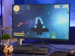 Z-Edge 27 inch Curved Gaming Monitor, FHD 1080P 240Hz 280Hz Curved 1500R Computer Monitor, Fast MPRT 1ms, FreeSync, Low Blue Light, 350nits, 16.7M Colors, 4000:1 Contrast, UG27P 2X DP and 2X HDMI