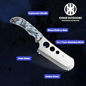 Portable Butcher Game Processor Set, 12 Pieces KNINE OUTDOORS Hunting Deer Knife Set Field Dressing Kit B099QTQ98L