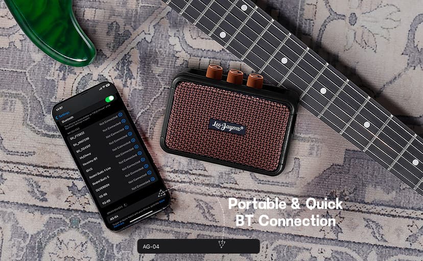 Leo Jaymz 39" Full Size ST Style Electric Guitar Starter Kit with SSH Pickup, 5W Portable Amp, Tuner, Gig Bag, Strap & Accessories (Violet Ocean)