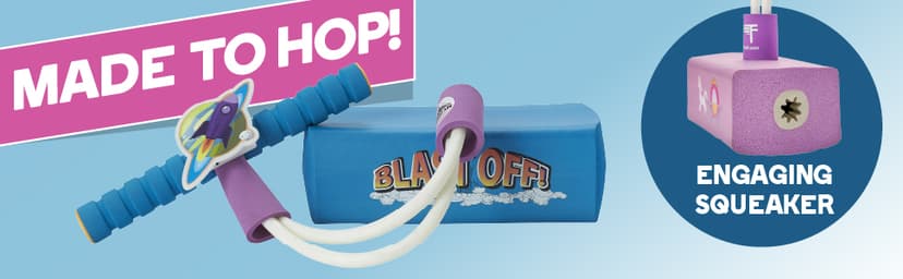 Flybar My First Foam Pogo Jumper for Kids Fun and Safe Pogo Stick for Toddlers, Durable Foam and Bungee Jumper for Ages 3 and up, Supports up to 250lbs