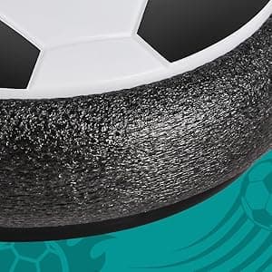 2 Pack Hover Soccer Ball with 8 Pcs Batteries, Air Floating Soccer Toy with LED Lights and Foam Bumper, Indoor Games for Kids 4-8-12, Toys Gifts for 3 4 5 6 7 8 9 Year Old Boys Girls