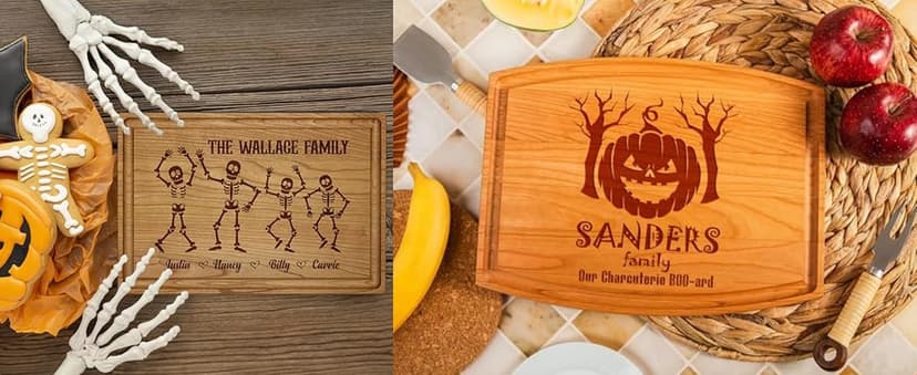 Personalized Christmas Gifts for Women, Customized Gifts for Mom – Custom Cutting Board for Mom or Grandma, Birthday, Christmas Gift Idea from Son, Daughter, Grandkids