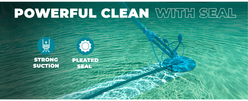 XtremepowerUS Premium Automatic Pool Cleaner Vacuum-Generic Pool Cleaner Sweep High Flow In-Ground Pool with Hose Set