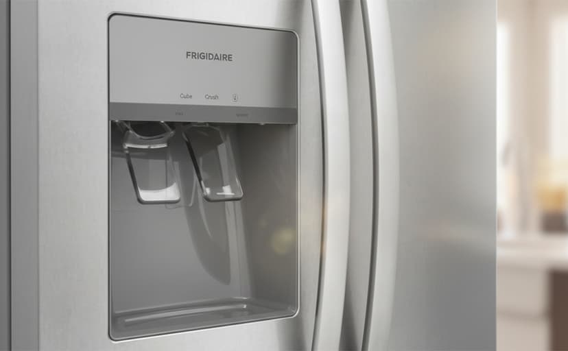 Frigidaire 22.3 cu. ft. 33 in. Side by Side Refrigerator in White, Standard Depth FRSS2323AW