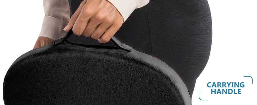 ComfiLife Premium Gel & Memory Foam Seat Cushion – Doctor Recommended Office Chair Cushion, Car Seat Cushion – Chair Cushions for Back & Sciatica Pain Relief – Seat Cushions for Office & Desk (Black)
