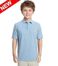 Golf Shirts for Men Dry Fit Short Sleeve Print Performance Moisture Wicking Polo Shirt