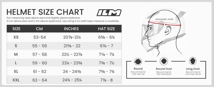 ILM Motorcycle Helmets Full Face with Anti-Fog Pinlock for Cascos para Motos Snowmobile Mens Women Heated Shield Compatible DOT Model 129