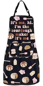WSNANG Funny Baking Aprons with Pockets In My Baking Era Apron Bakers Gifts Pastry Chef Gift B0CZNY4F2J