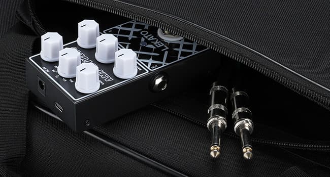 LEKATO Amp Simulator Guitar Effect Pedal with True Bypass Clean to Overdrive for Electric Guitar Bypass (EP-01)