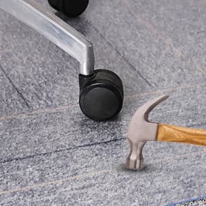 Tydle Chair Mat for Carpet, 60" x 46" Chair Mat for Carpeted Floors, Non-Slip Computer Under Desk Plastic Floor Mat for Work Gaming Chairs, Heavy Duty Carpeted Floor Protector for Home Office (Clear)