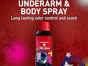 Old Spice Aluminum Free Deodorant for Men, 24/7 Freshness & Lasting Scent, Long Lasting Odor Protection, Smell Like a Hero, Batman, Black Cherry and Nightfall Scent, 3.0 oz
