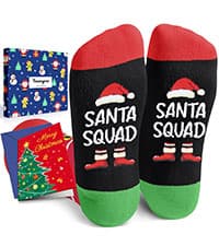 Christmas Gifts Stocking Socks - Xmas Stocking Stuffers for Men Women Secret Santa Gifts for Men Women