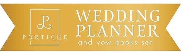 All-In-One Wedding Planner Book | Wedding Planning Organizer, Bridal Planner & Vow Books Set | Wedding Countdown Calendar | Bride Planner | Wedding Gift