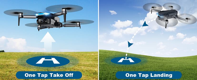 GPS Drone with Camera, 2K HD Drones for Adults, Foldable FPV Drone with GPS Auto Return, Follow Me, Circle Fly, Waypoint Fly, 5G Transmission, Gestures Selfie, Brushless Motor, 2 Batteries, Charcoal