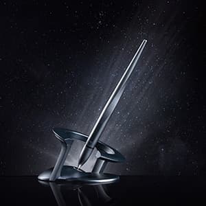 novium Hoverpen Interstellar, Mars Magma, Ballpoint Pen, Unisex, 23.5 Degree Angle, Schmidt Ballpoint Cartridges, Smooth Writing, No Spills, No Spotting, No Explosions