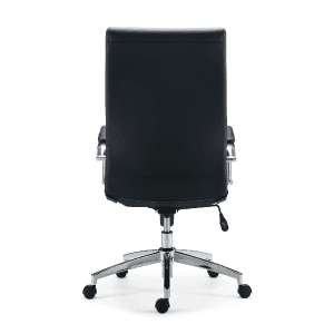 STAPLES Bentura Ergonomic Manager & Executive Office Chair, High Back Swivel, Adjustable Height, Bonded Leather, Black