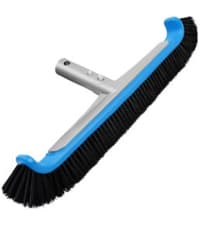 20'' 2 in 1 Pool Brush Head Cobweb Duster Heavy Duty Pool Cleaning Detachable Round Brush with EZ Clip & Wavy Nylon Bristles for Inground Pool & Above-Ground Pool (Without Pole)