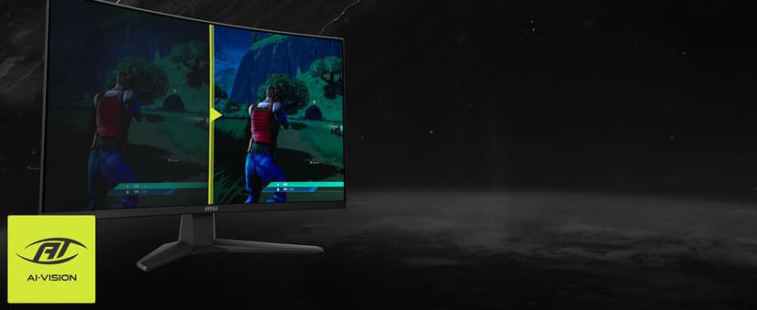 msi MAG 274CF X24 27-inch 1920 x 1080 (FHD) Gaming Monitor, 240Hz, FreeSync Premium, HDR Ready, HDMI, VGA Port, VESA Mountable, Tilt, 4-Side Slim Bezel, 0.5ms, Black