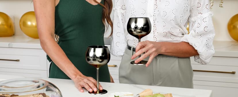 Gusto Nostro 60th Birthday Wine Glass - Happy 60th Birthday Gifts for Women/Men - Stainless Steel Wine Glass with Engraved Vintage Sixty Bday Quote, Luxury Box - Unique Gifts for 60 Year Old Woman,Man B0GGB4H1SW
