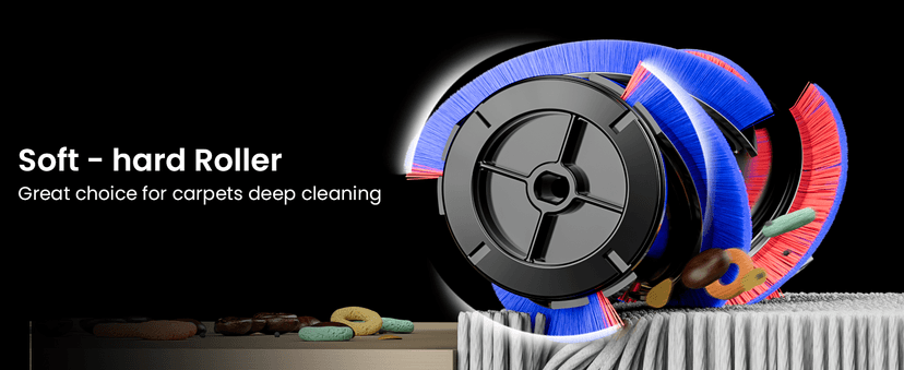 Kermoky Cordless Vacuum Cleaner, 650W 55KPA 70Mins Vacuum Cleaners for Home, Self-Standing Cordless Stick Vacuum with Anti-Tangle, Lightweight Wireless Vacuum for Hardwood Floor/Carpet/Pet Hair