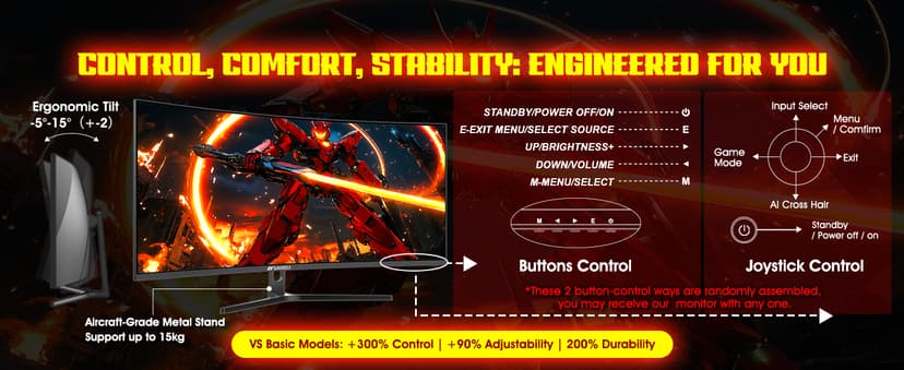 SANSUI 34 Inch 240Hz Ultrawide Curved Gaming Monitor UWQHD 3440×1440, 21:9 2K Curved Monitor 1500R,HDR400,Fast VA, PIP/PBP,AI Crosshair,AIPQ(Visual Enhance),MPRT 1ms,HDMI2.1 * 2,DP1.4 * 2