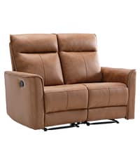 CANMOV Swivel Rocker Recliner, Glider Rocking Chair, Nursing Chairs Swivel Glider Recliners with Soft Backrest, Leathaire Manual Reclining Sofa for Living Room Bedroom Apartment, Brown