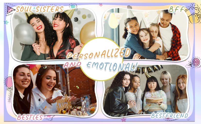 Best Friend Birthday Gifts for Women Girls Happy Birthday Bestie Gift Funny Friendship Gifts for BFF Coworker Classmate To My Amazing Friend Keychain