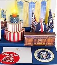Talking President Predicto - Donald Fortune Teller Ball - Ask Crystal Ball Question & Hear Trump's Real Voice - Makes for Unique Halloween Party Favors & White Elephant Gifts