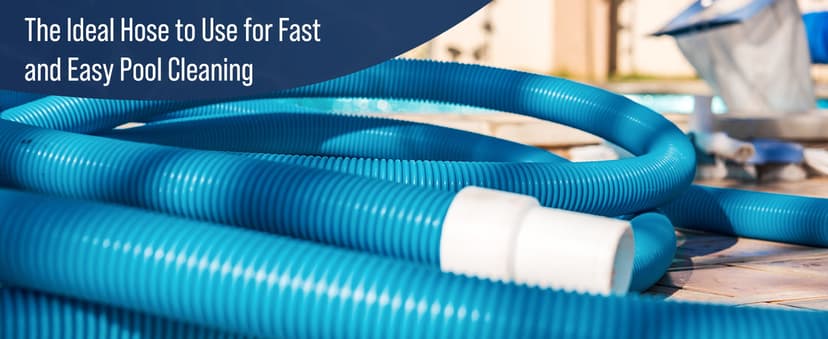 U.S. Pool Supply 1-1/2" x 25 Foot Professional Above Ground Swimming Pool Vacuum Hose with Swivel Cuff - Removable Cuff, Cut to Fit - Compatible with Filter Pumps, Filtration Systems, Chlorinators