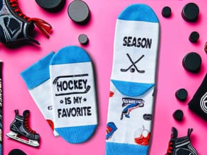 Zmart Men Women Funny Socks - Outdoorsman Gifts for Racing Golfing Hunting Lovers