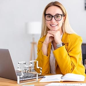 Employee Appreciation Gifts, Boss Day Farewell Retirement Appreciation Gifts for Boss Lady Staff Leader Manager Office Decor Funnli Bosses Day Gifts for Women, Boss Gifts for Women Men Acrylic Plaque B0CYZXF2FN