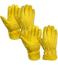 SKYDEER Super Soft and Warm Winter Gloves with Deersplit Leather Suede and 3M Thinsulate Insulation for Cold Weather SD5176T