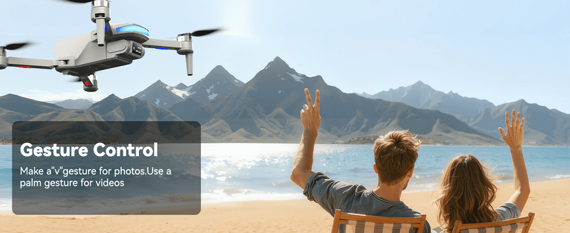 SIMREX 4K FPV Drone with Brushless Motor for Beginners & Teens — 40-Min Flight, Optical Flow Positioning, Gesture Control & VR Mode, Foldable Camera Drone Gift for Kids Ages 8+(Gray)