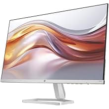 HP 24" 100Hz 300 nits IPS FHD (1920x1080) Monitor (Replaces M24f) w/Docztorm Hub USB Port Expander, Flicker-Free, Adjustable Tilt, 1x HDMI 1.4, 1x VGA, Black/Silver (2026 Latest Model)