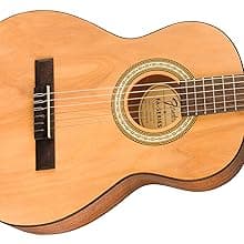 Fender FA-25N 3/4 Size Nylon String Acoustic Guitar, Beginner Guitar, with 2-Year Warranty, Perfect Beginner Guitar for Kids that is Easy on Fingers, Includes 3 Months of Free Lessons, Natural
