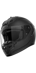 Sena Cavalry 2 Mesh Intercom Enabled Motorcycle Half Helmet, Integrated Communication System (Matte Black, Large)