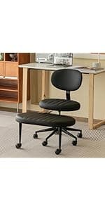 28 Inch Heavy Duty Office Chair Base with 5 Casters, Reinforced Metal Chair Feet, Universal Gas Cylinder Fit, for Swivel/Computer/Criss Cross Chairs